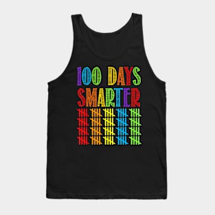 100 Days Smarter Kindergarten Teacher 100Th Day Of School Tank Top